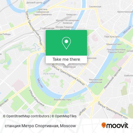 станция Метро Спортивная map