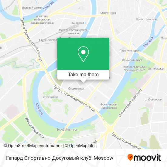 Гепард Спортивно-Досуговый клуб map