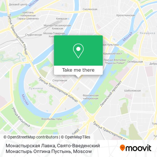 Монастырская Лавка, Свято-Введенский Монастырь Оптина Пустынь map