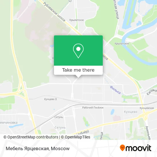 Мебель Ярцевская map