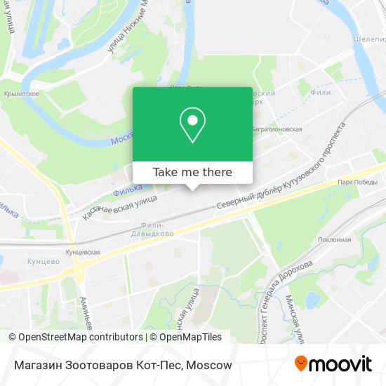 Магазин Зоотоваров Кот-Пес map