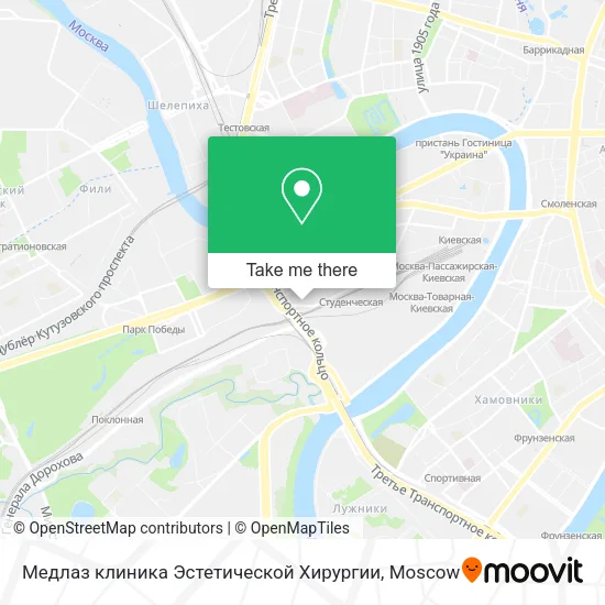 Медлаз клиника Эстетической Хирургии map