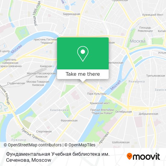 Фундаментальная Учебная библиотека им. Сеченова map