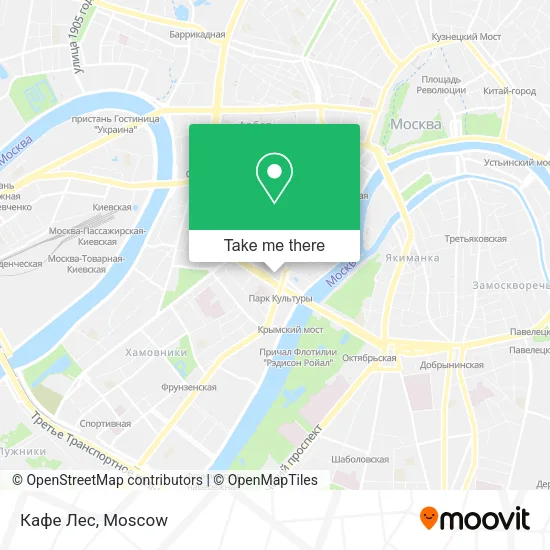 Кафе Лес map