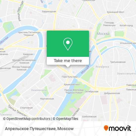 Апрельское Путешествие map