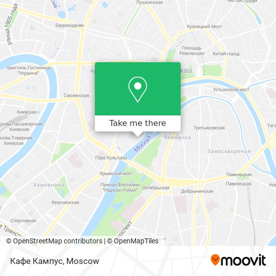 Кафе Кампус map
