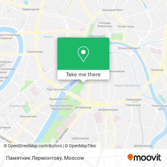 Памятник Лермонтову map