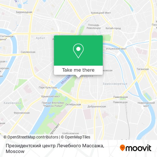 Президентский центр Лечебного Массажа map