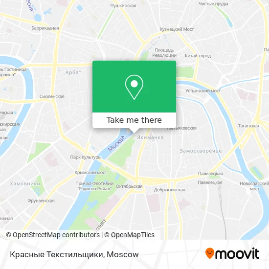 Красные Текстильщики map