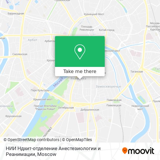 НИИ Ндхит-отделение Анестезиологии и Реанимации map