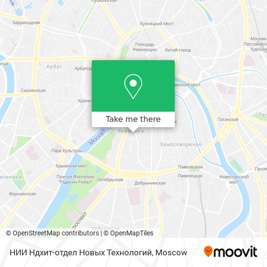 НИИ Ндхит-отдел Новых Технологий map