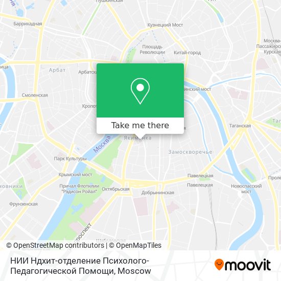 НИИ Ндхит-отделение Психолого-Педагогической Помощи map