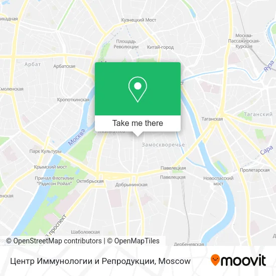 Центр Иммунологии и Репродукции map