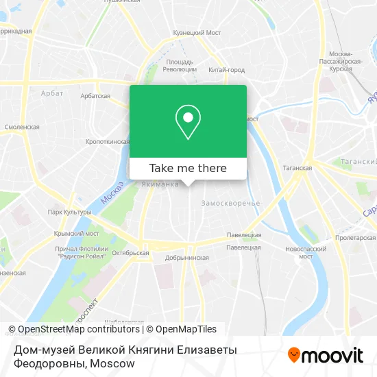 Дом-музей Великой Княгини Елизаветы Феодоровны map