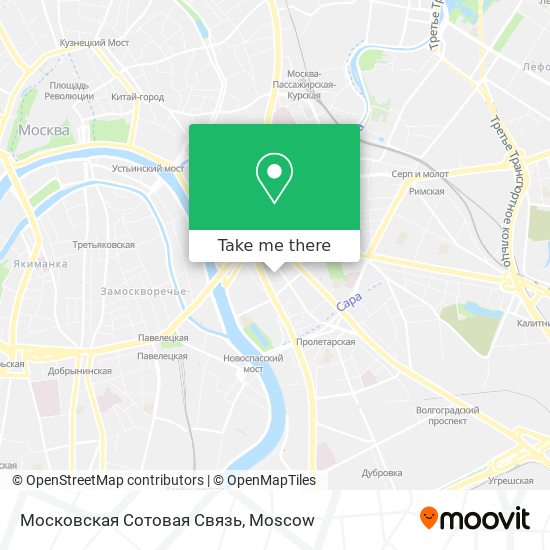Московская Сотовая Связь map