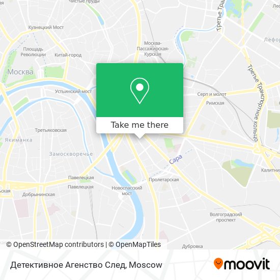 Детективное Агенство След map