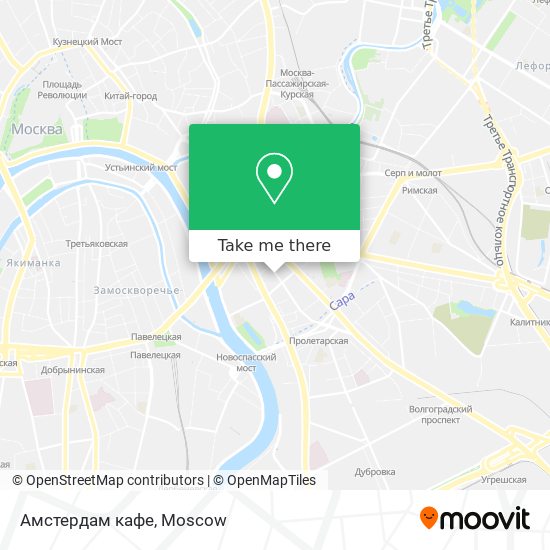 Амстердам кафе map