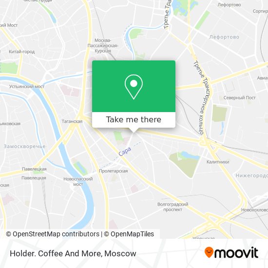 Holder. Coffee And More map