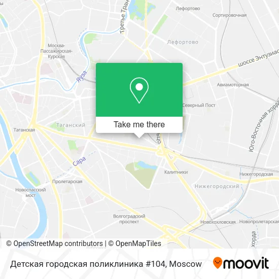 Детская городская поликлиника #104 map
