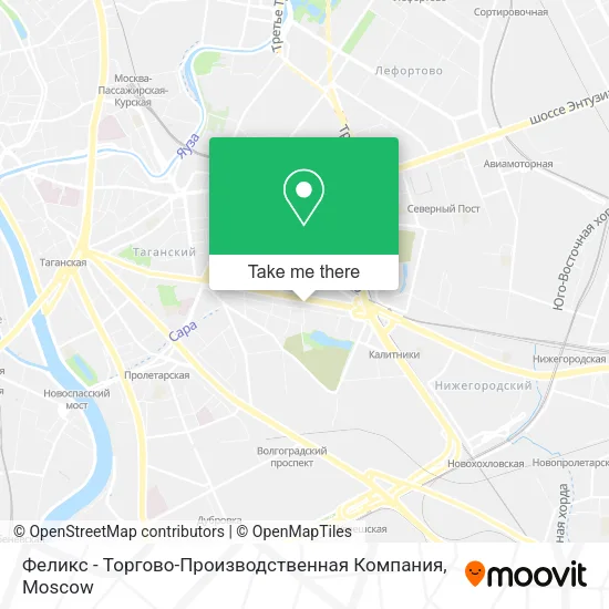 Феликс - Торгово-Производственная Компания map