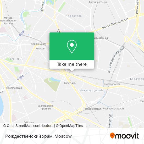 Рождественский храм map