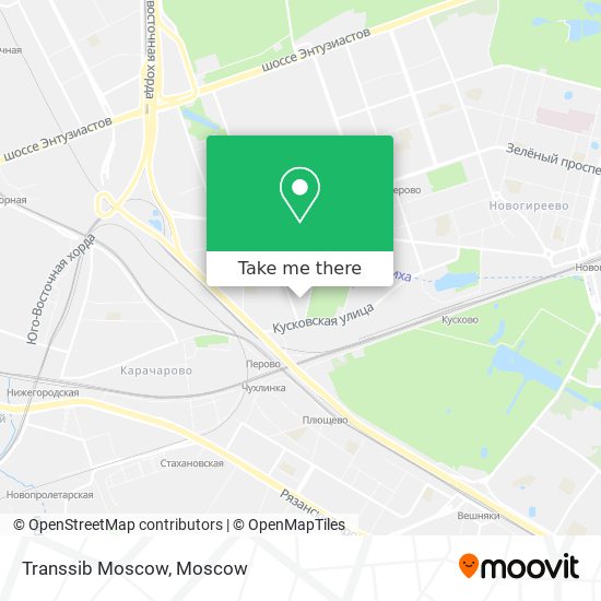 Transsib Moscow map