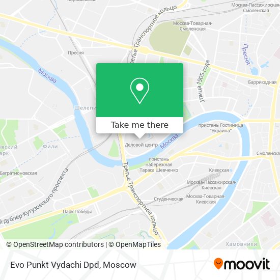 Evo Punkt Vydachi Dpd map