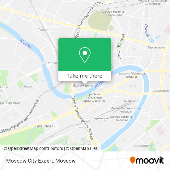 Moscow City Expert map