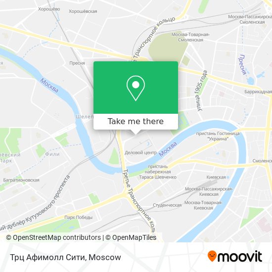 Трц Афимолл Сити map