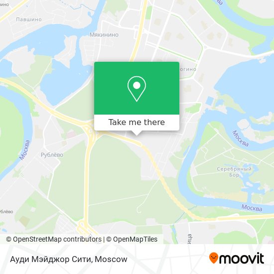 Ауди Мэйджор Сити map