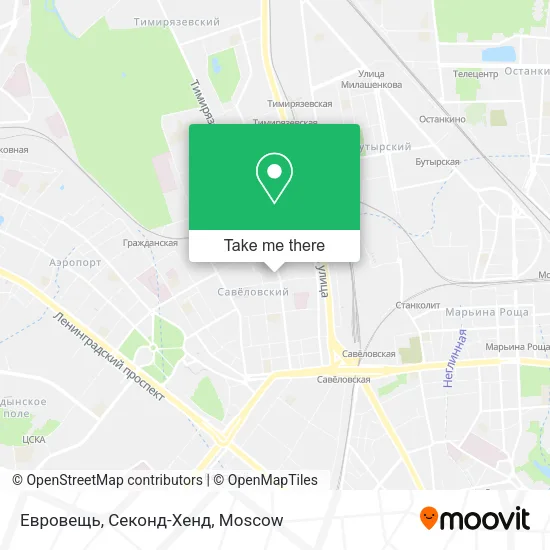 Евровещь, Секонд-Хенд map