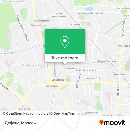 Дефенс map