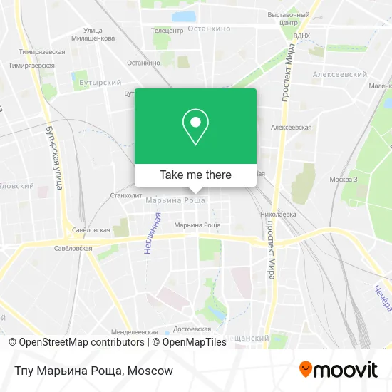 Тпу Марьина Роща map