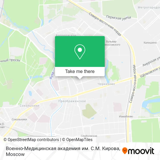 Военно-Медицинская академия им. С.М. Кирова map