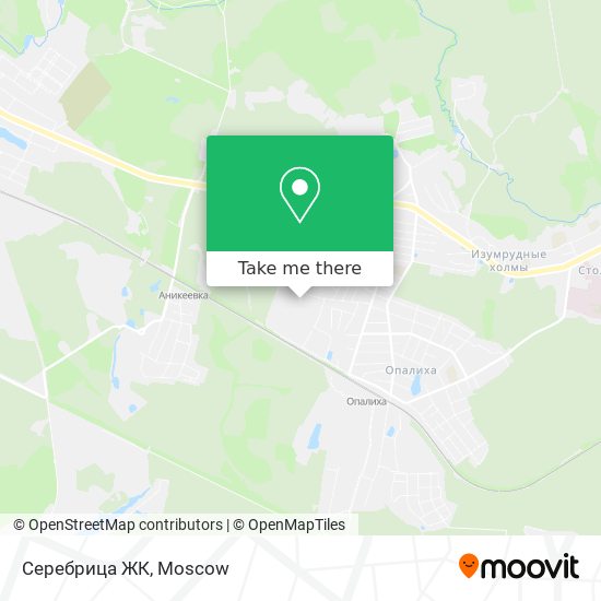 Серебрица ЖК map