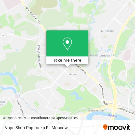 Vape Shop Papiroska.Rf map