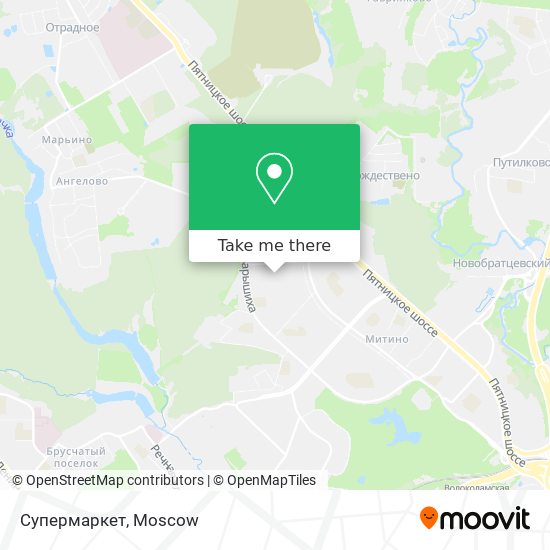 Супермаркет map