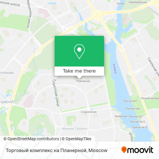 Торговый комплекс на Планерной map