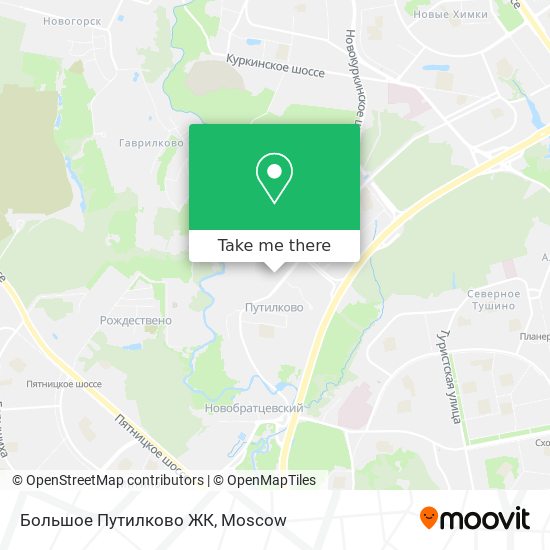 Большое Путилково ЖК map