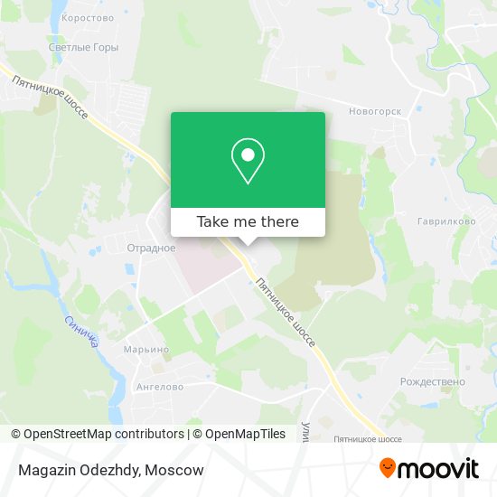 Magazin Odezhdy map