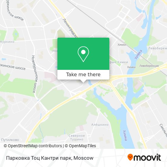 Парковка Тоц Кантри парк map