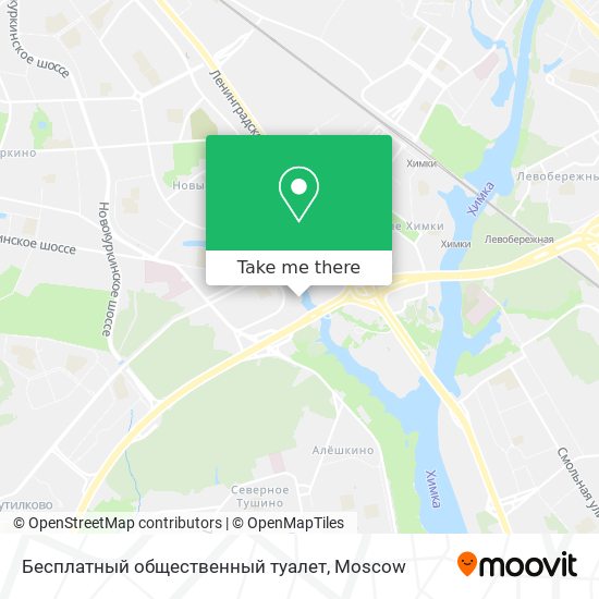 Бесплатный общественный туалет map