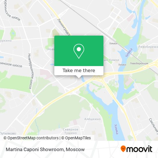 Martina Caponi Showroom map