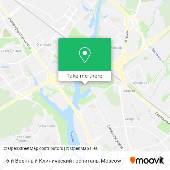 6-й Военный Клинический госпиталь map