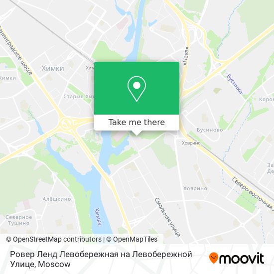 Ровер Ленд Левобережная на Левобережной Улице map