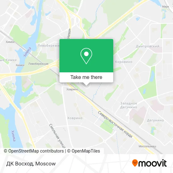 ДК Восход map