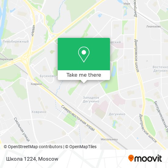 Школа 1224 map
