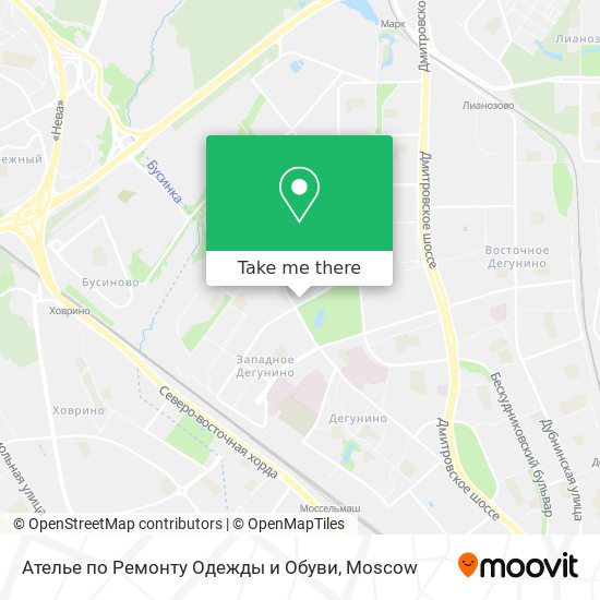 Ателье по Ремонту Одежды и Обуви map