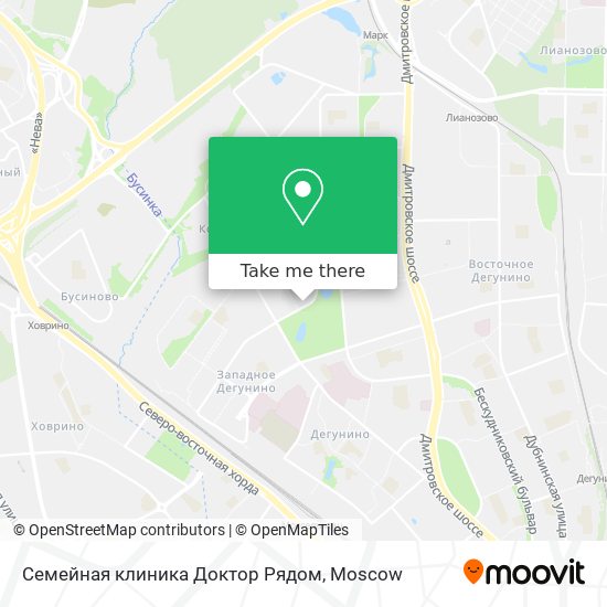 Семейная клиника Доктор Рядом map