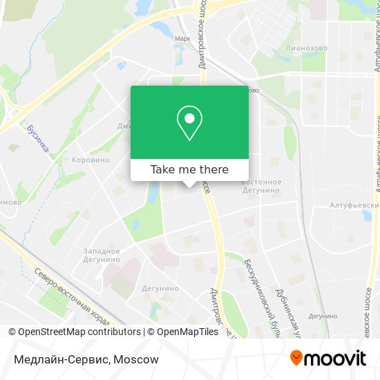 Медлайн-Сервис map